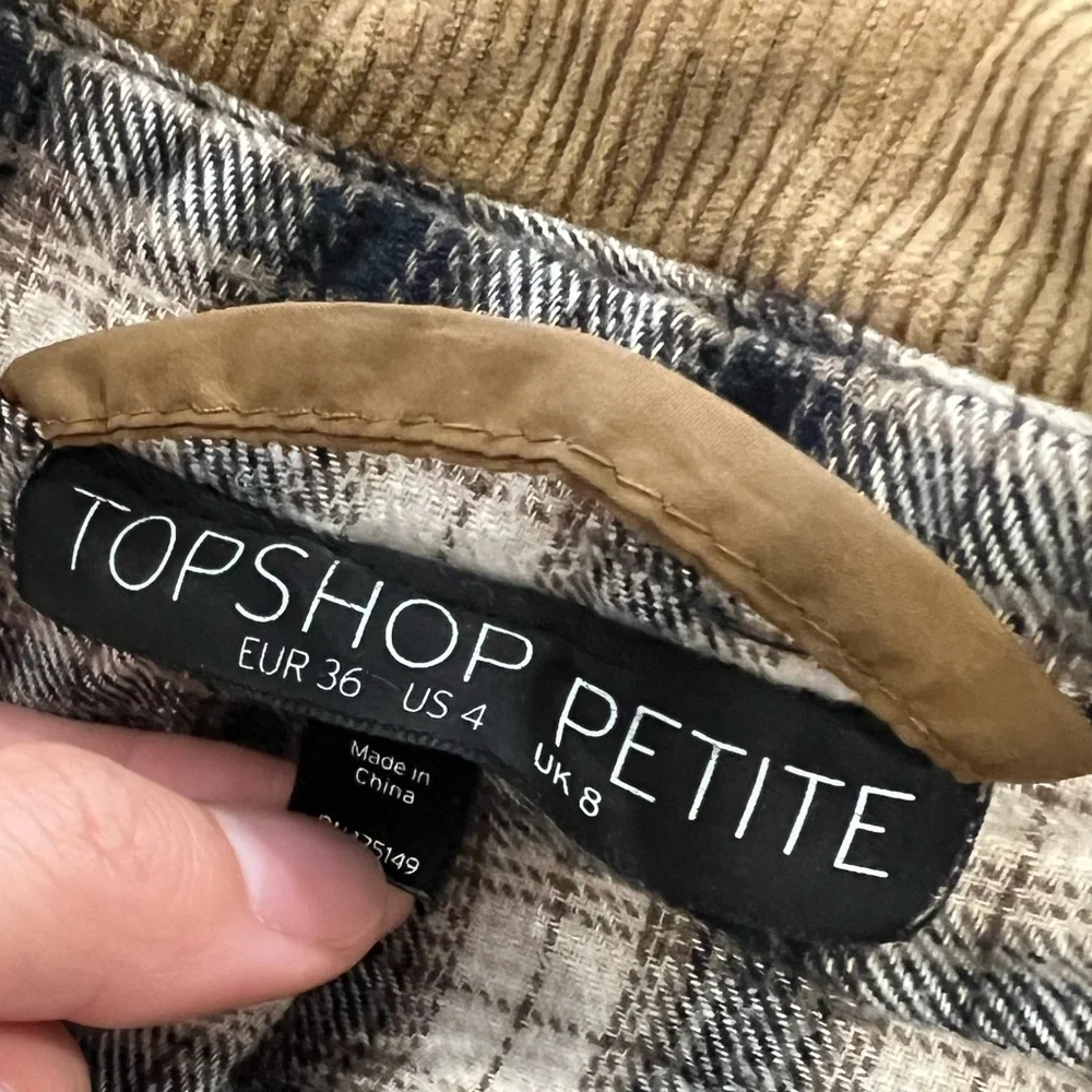 Topshop Tan Quilted Jacket - Picture 3 of 3